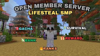 OPEN MEMBER SERVER TERSERU 121LIFESTEAL SMP [upl. by Eelaras399]