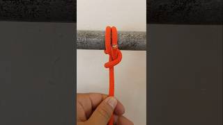 CLOVE HITCH W HALF HITCH LOCK howtotie shortvideo shorts knottying hitchknot [upl. by Llenaj593]