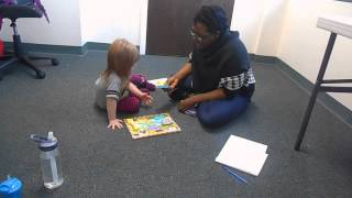 How to teach matching using puzzles ABA example [upl. by Hcib825]