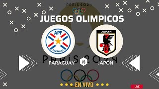 Paraguay vs Japón  Olimpiadas Paris 2024 EN VIVO [upl. by Seilenna848]