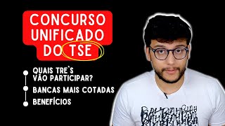 Concurso Unificado TSE e TRE 2023 para ensino médio e superior no Brasil todo [upl. by Beckie731]