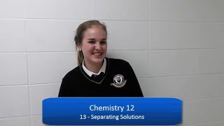 Chem 12  13  Separating Solutions by Precipitation [upl. by Sumner]