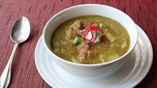 Chili Verde Recipe  Easy Pork amp Tomatillo Stew  How to Make Green Chili [upl. by Frida806]