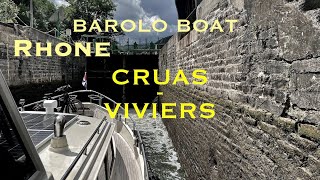 Timelapse nr 52 from Cruas to Viviers Rhône river Fr [upl. by Born690]