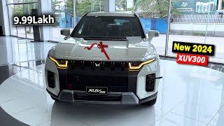 2024 Mahindra XUV300 New Model  XUV300 Facelift 2024  On Road Price and EMI Option [upl. by Haret719]