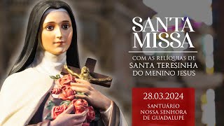 SANTA MISSA VOTIVA A SANTA TERESINHA  PadreManzottiOficial [upl. by Raman350]