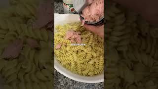 La mejor receta de ensalada de fideos con atún recetasfaciles [upl. by Ecille549]