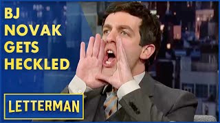 BJ Novak Bombed at StandUp  Letterman [upl. by Akinohs]