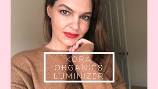 KORA ORGANICS LUMINIZER IN CLEAR QUARTZ REVIEW [upl. by Mirilla628]