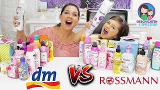 DM vs ROSSMANN XXL Shoppen amp Haul Der große Produkt Vergleich Geschichten und Spielzeug [upl. by Ulrich]