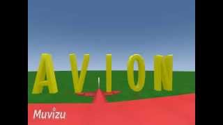 Avion Un avion Vidéo Dessin animé éducatif enfants Prononciation français [upl. by Aliel]