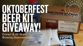 Oktoberfest Beer Kit GIVEAWAY  Double Brew Day Demo [upl. by Irafat]