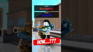 SHERIFF and MURDERER in MM2 Roblox roblox mm2 murdermystery2 [upl. by Knah]