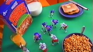 1994 Wheaties Quarterback Crunch Cereal Commercial [upl. by Rida724]