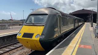 Castle Class HST departs Penzance [upl. by Josias]