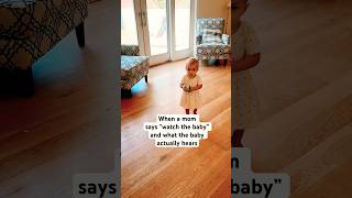 When the clingy baby has her OWN ideas motherhooddiaries funniesthomevideos wholesomecontent [upl. by Trici612]