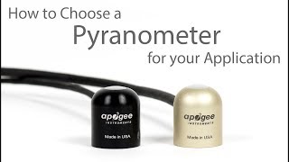 How to Choose the Right Pyranometer for your Application [upl. by Malita]