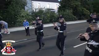 Castledawson FB  Pride Of The Orange amp Blue FB 45th Anniversary Parade 2024 [upl. by Gilbye]