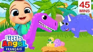 Mon dinosaure favori avec Bébé Louis  Comptines pour Bébé  Little Angel Français [upl. by Gervais246]