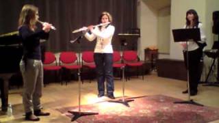 Trio for Three Flutes by Alexander Tcherepnin [upl. by Jehanna]