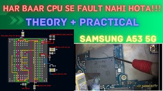 Samsung A53 5G Dead Solution  Fault Finding With Schematic Diagram  Mobitech Institute [upl. by Yecaw]