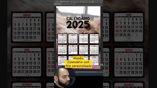 calendário com foto photoshop [upl. by Dawkins648]