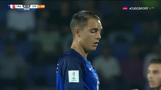 Maxence Caqueret vs Spain U17 World Cup 17102017 [upl. by Christianna286]