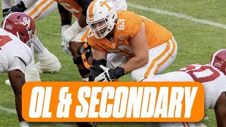 Questions amp concerns surrounding Tennessee footballs offensive line amp secondary rotations I Vols [upl. by Atinnod]