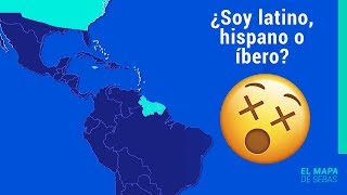 DIFERENCIA entre LATINOAMÉRICA HISPANOAMÉRICA e IBEROAMÉRICA Imparcialmente👍  El Mapa de Sebas [upl. by Ynaffik]