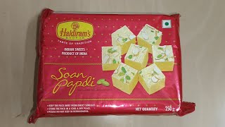 Haldiram Soan papdi Unboxing [upl. by Ruggiero539]