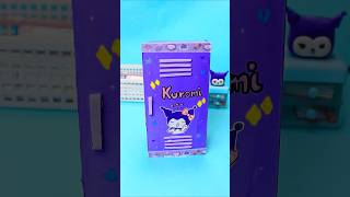 DIY Kuromi Recycling craft 💜 DIY desk locker shorts youtubeshorts recycle artandcraft diy [upl. by Ayenet48]