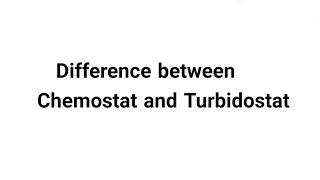 Difference between chemostat and turbidostat  Microbial growth  Muskan yadav [upl. by Joella693]