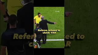 controversial football moments 😴 football soccer shorts soccerchannel sports like [upl. by Hagar]