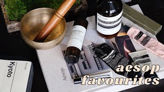 my aesop favourites skincare amp scents collection [upl. by Deehsar325]