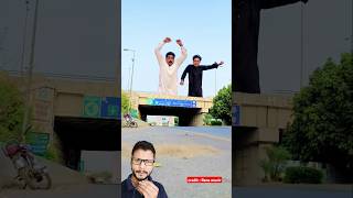 Bridge jumping vfx shorts vfx funny stunt newsong [upl. by Garlen]