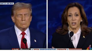 TRUMP vs HARRIS Debate  Confused Trump breaks lie detector [upl. by Costello602]