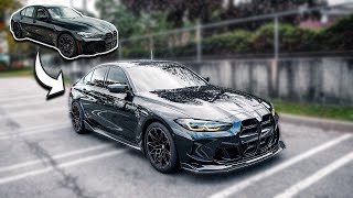 TRANSFORMING A G80 M3 IN 8 MINUTES Kies Carbon kit [upl. by Nowell489]