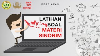 BANYAK BERLATIH amp MEMBACA PASTI CPNS 2019 BISA JAWAB TIU MATERI SINONIM 2 [upl. by Smada]