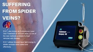 Varicose veins laser treatment machine TRIANGEL V6 [upl. by Alesiram]