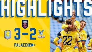 Catos FIRST GOAL for Palace 🤩  Palace 2  3 Aston Villa  WSL Highlights [upl. by Telocin]