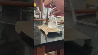 Acid hydrolysis chemistry experiment 🧪⚗️🔮 [upl. by Shina855]