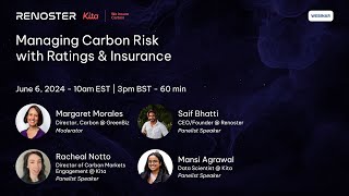 Managing Carbon Risk with Ratings amp Insurance [upl. by Sholeen233]