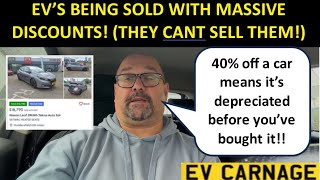 EV’S FOR SALE WITH HUGE DISCOUNTS  BECAUSE NO ONE WANTS THEM [upl. by Nnalyrehc]