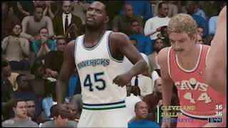 NBA2K24 MyLeague March 7th 1984 Cleveland Cavaliers 1446 vs Dallas Mavericks 2636 [upl. by Tannen]