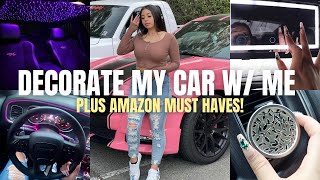 DECORATE MY NEW CAR W ME   Amazon MUST HAVES w links  Spent 6000 [upl. by Akanke]