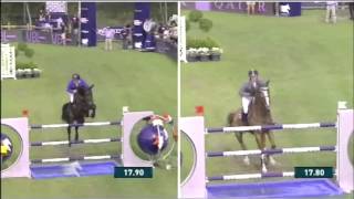 LGCT Valkenswaard  Christian Ahlmann GER v Henrik von Eckermann SWE [upl. by Ellerret11]