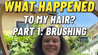 What happened to my hair Part 1 Brushing [upl. by Conover]