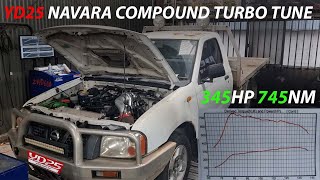 Compound Turbo D22 YD25 Navara Tune [upl. by Siblee]