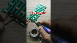 How to Make LED Light to Motor ytshorts [upl. by Ainirtak259]