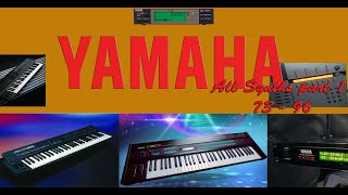 Yamaha Synth History by year pt1 [upl. by Tiphane515]